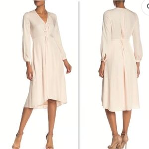Vince Soft Pink Midi Dress